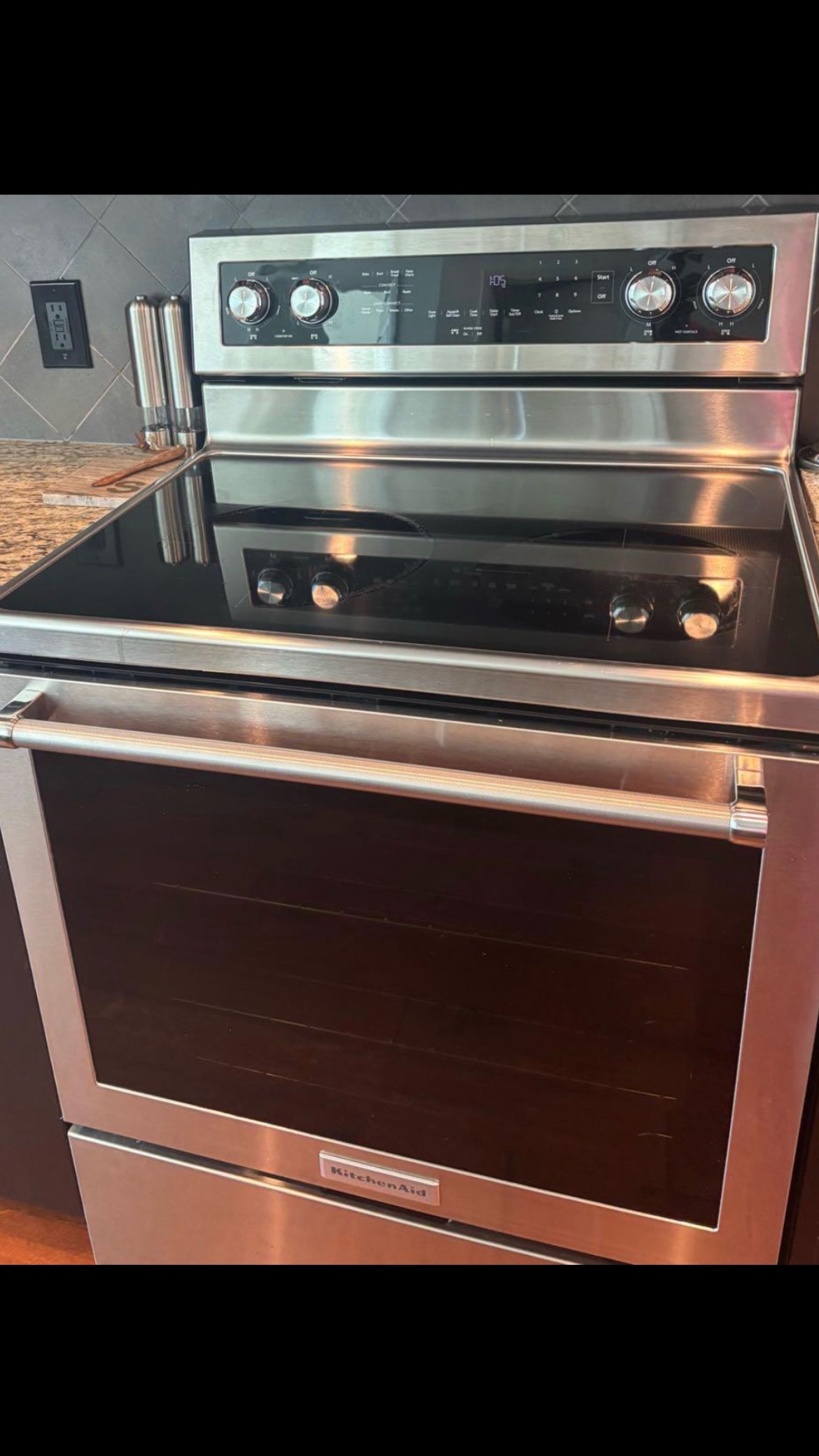 Stovetop and appliance detail clean