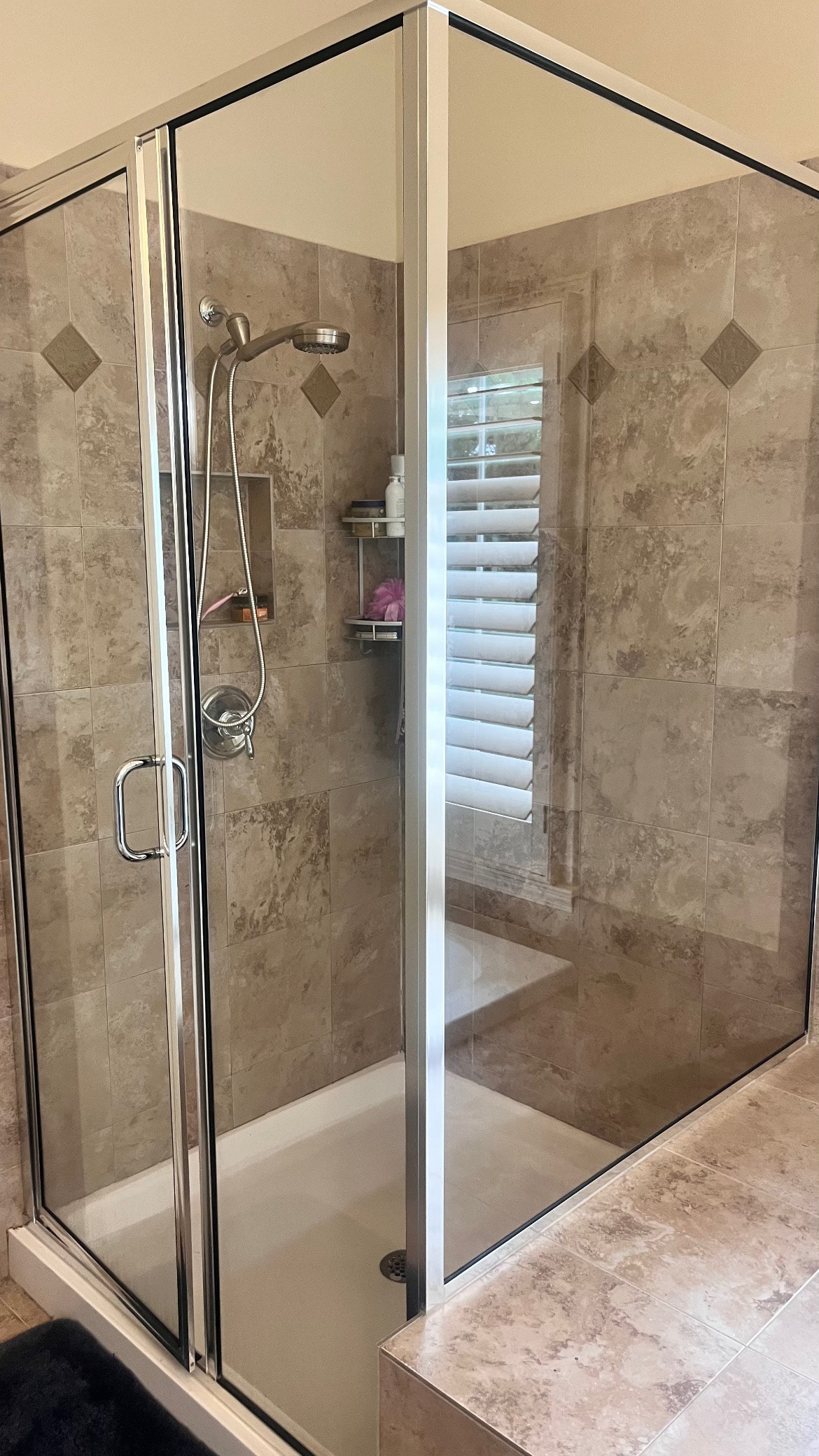 Shower and tile detail clean